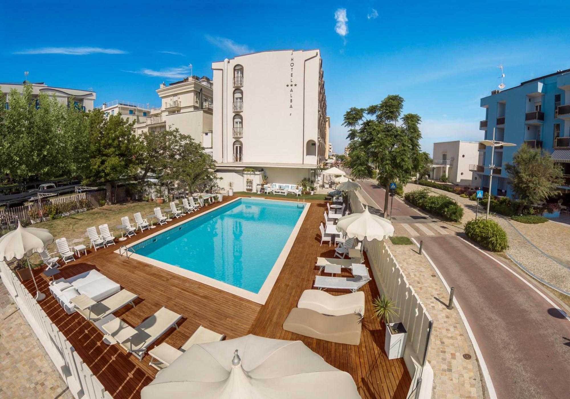 Hotel Alba Misano Adriatico Kültér fotó